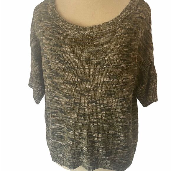 Eyelash Oversized Shades of Green Sweater - Picture 1 of 13